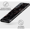 Coque arrière Burga Tough pour Samsung Galaxy S22 - Rose Gold Marble 3