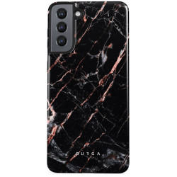 Coque arrière Burga Tough pour Samsung Galaxy S22 - Rose Gold Marble