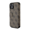 Coque portefeuille Guess 4G Big Metal Logo pour Apple iPhone 15 - Marron 3