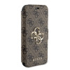 Coque portefeuille Guess 4G Big Metal Logo pour Apple iPhone 15 - Marron 4