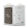 Coque portefeuille Guess 4G Big Metal Logo pour Apple iPhone 15 Pro - Marron 6