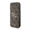 Coque portefeuille Guess 4G Big Metal Logo pour Apple iPhone 15 Pro Max - Marron 5