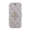 Coque portefeuille Guess 4G Big Metal Logo pour Apple iPhone 15 Pro Max - Rose 3