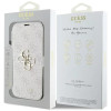 Coque portefeuille Guess 4G Big Metal Logo pour Apple iPhone 16 - Rose 6