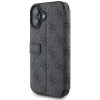 Coque portefeuille Guess 4G Big Metal Logo pour Apple iPhone 16 Plus - Noir 3