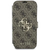 Coque portefeuille Guess 4G Big Metal Logo pour Apple iPhone 16 Pro - Marron 2