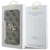 Coque portefeuille Guess 4G Big Metal Logo pour Apple iPhone 16 Pro - Marron 6