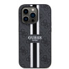 Coque arrière rigide Guess 4G Printed Stripes avec MagSafe pour Apple iPhone 15 Pro - Noir 1