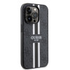 Coque arrière rigide Guess 4G Printed Stripes avec MagSafe pour Apple iPhone 15 Pro Max - Noir 2