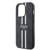 Coque arrière rigide Guess 4G Printed Stripes avec MagSafe pour Apple iPhone 15 Pro Max - Noir 3