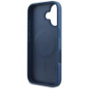 Coque arrière rigide Guess 4G Printed Stripes avec MagSafe pour Apple iPhone 16 - Bleu 5
