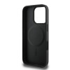Coque arrière rigide Guess 4G Printed Stripes avec MagSafe pour Apple iPhone 16 Pro - Noir 5
