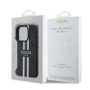 Coque arrière rigide Guess 4G Printed Stripes avec MagSafe pour Apple iPhone 16 Pro - Noir 6