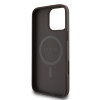 Coque arrière rigide Guess 4G Printed Stripes avec MagSafe pour Apple iPhone 16 Pro - Marron 5