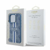 Coque arrière rigide Guess 4G Printed Stripes avec MagSafe pour Apple iPhone 16 Pro Max - Bleu 4