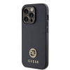 Coque arrière rigide Guess 4G Strass Metal Logo pour Apple iPhone 15 Pro - Noir 2