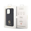 Coque arrière rigide Guess 4G Strass Metal Logo pour Apple iPhone 15 Pro - Noir 5