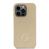 Coque arrière rigide Guess 4G Strass Metal Logo pour Apple iPhone 15 Pro - Or 1