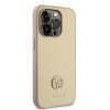 Coque arrière rigide Guess 4G Strass Metal Logo pour Apple iPhone 15 Pro - Or 2