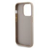 Coque arrière rigide Guess 4G Strass Metal Logo pour Apple iPhone 15 Pro Max - Or 4