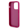 Coque arrière rigide Guess 4G Strass Metal Logo pour Apple iPhone 15 Pro - Rose 4