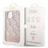Coque arrière rigide Guess GCube Stripes avec MagSafe pour Apple iPhone 14 - Rose 6