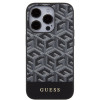Coque arrière rigide Guess GCube Stripes avec MagSafe pour Apple iPhone 15 Pro - Noir 1