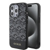 Coque arrière rigide Guess GCube Stripes avec MagSafe pour Apple iPhone 15 Pro Max - Noir 0