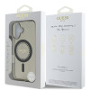 Coque arrière Guess IML Rhinestones avec MagSafe pour Apple iPhone 16 - Noir 5