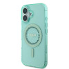 Coque arrière Guess IML Rhinestones avec MagSafe pour Apple iPhone 16 - Vert 3