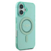 Coque arrière Guess IML Rhinestones avec MagSafe pour Apple iPhone 16 - Vert 4