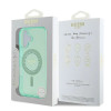 Coque arrière Guess IML Rhinestones avec MagSafe pour Apple iPhone 16 - Vert 6