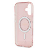 Coque arrière Guess IML Rhinestones avec MagSafe pour Apple iPhone 16 - Rose 5