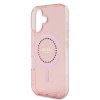Coque arrière Guess IML Rhinestones avec MagSafe pour Apple iPhone 16 Plus - Rose 4