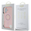 Coque arrière Guess IML Rhinestones avec MagSafe pour Apple iPhone 16 Plus - Rose 6