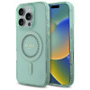 Coque arrière Guess IML Rhinestones avec MagSafe pour Apple iPhone 16 Pro Max - Vert 0