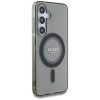 Coque arrière Guess IML Rhinestones avec MagSafe pour Samsung Galaxy S25 - Noir 2