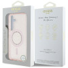 Coque arrière Guess IML Rhinestones avec MagSafe pour Samsung Galaxy S25 - Rose 6