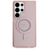 Coque arrière Guess IML Rhinestones avec MagSafe pour Samsung Galaxy S25 Ultra - Rose 1