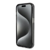 Coque arrière Guess Ring Stand Script Glitter avec MagSafe pour Apple iPhone 15 - Noir 1