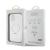 Coque arrière Guess Ring Stand Script Glitter avec MagSafe pour Apple iPhone 15 - Transparent 6
