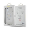 Coque arrière Guess Ring Stand Script Glitter avec MagSafe pour Apple iPhone 15 Plus - Transparent 6