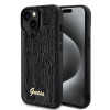 Coque arrière Guess Sequin Script Metal pour Apple iPhone 15 - Noir 0