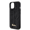 Coque arrière Guess Sequin Script Metal pour Apple iPhone 15 - Noir 3