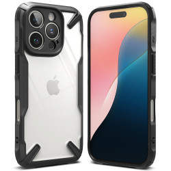 Coque arrière Ringke Fusion X pour Apple iPhone 16 Pro - Noir