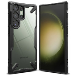 Coque arrière Ringke Fusion X pour Samsung Galaxy S23 Ultra - Noir
