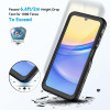 Coque étanche Shellbox Waterproof IP68 pour Samsung Galaxy A15 4G/5G - Noir 3
