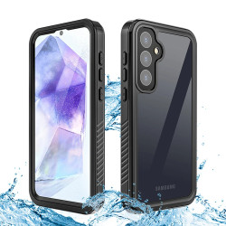 Coque étanche Shellbox Waterproof IP68 pour Samsung Galaxy S23 FE - Noir