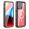 Coque étanche Shellbox Waterproof IP68 avec MagSafe pour Apple iPhone 15 Pro Max - Noir 3