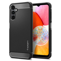 Coque arrière Spigen Rugged Armor pour Samsung Galaxy A14 4G - Noir